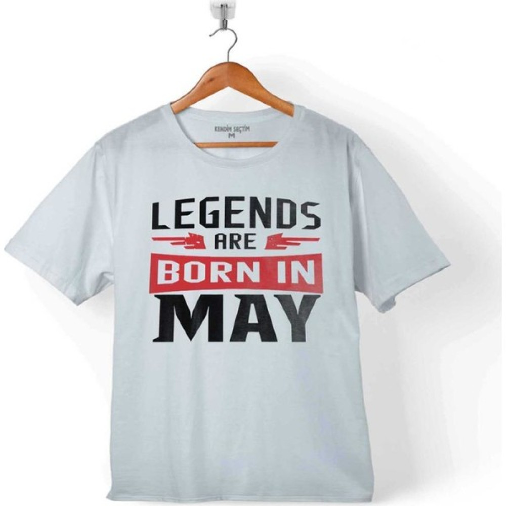 Kendim Seçtim Legends Are Born In May Doğum Günü Hediye Çocuk T-Shirt Erkek Çocuk T-shirt Fiyatı