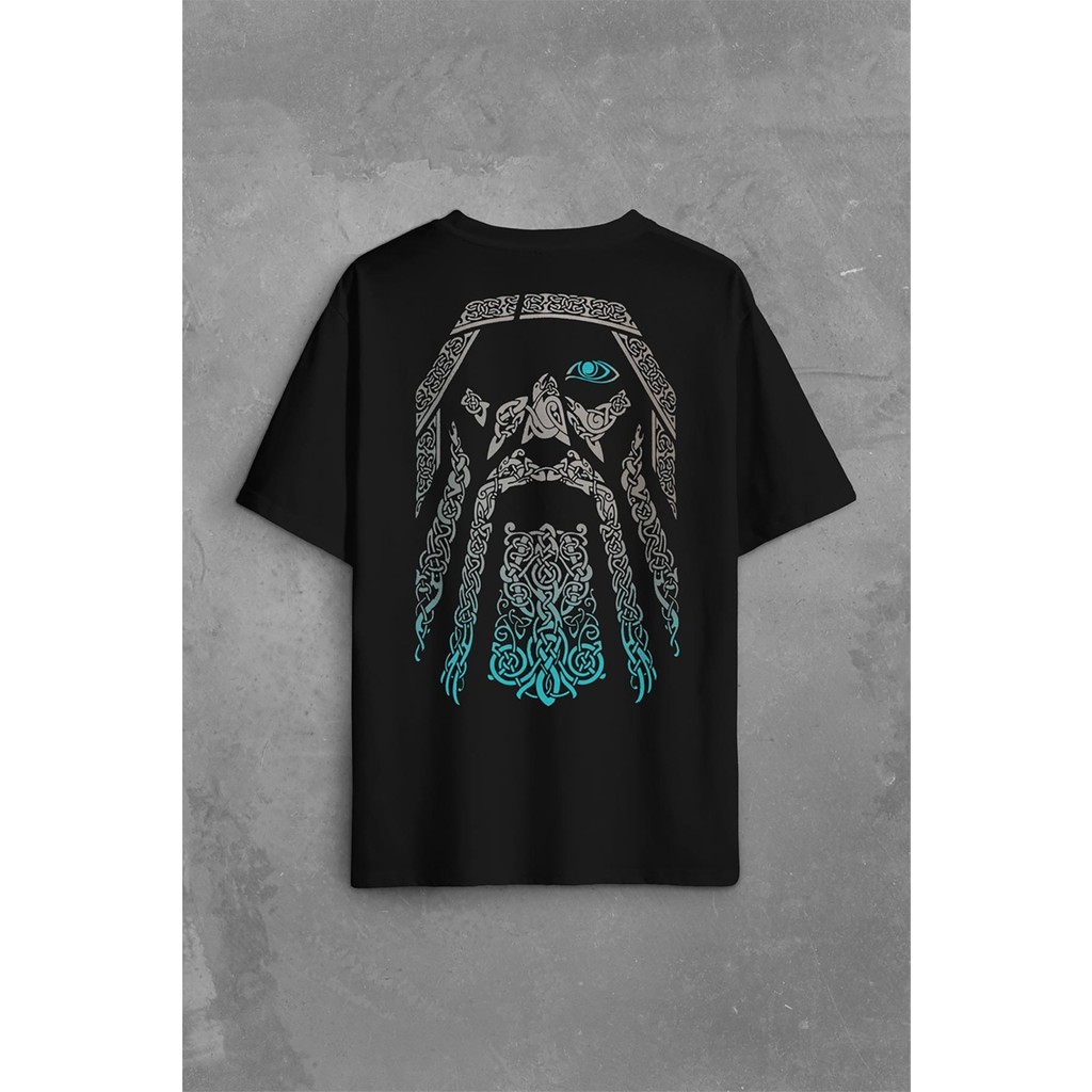 Kendim Seçtim Odin Vikings Logo Vikingler Sırt Ön Baskılı Oversize Tişört T-Shirt Giyim & İç Giyim Fiyatı