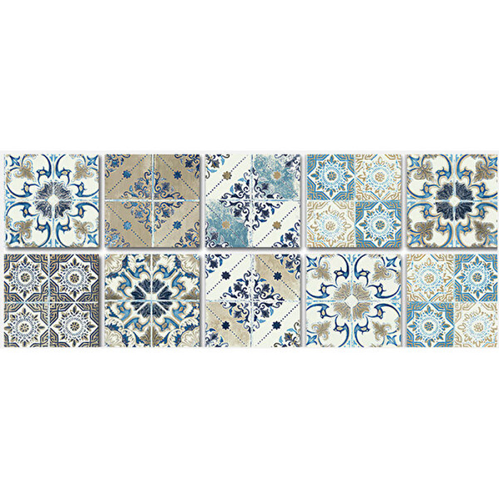 Kendinden Yapışkanlı Fas4 Desenli Pvc Karo 15X15 cm 10'lu Paket Yer / Yüzey Kaplamaları Fiyatı