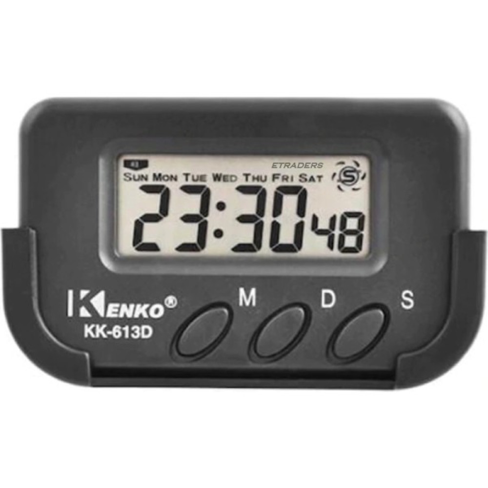Kenko KK613D Kronometre & Dijital Alarmlı Araba Saati Torpido Aksesuarları & Bakımı Fiyatı