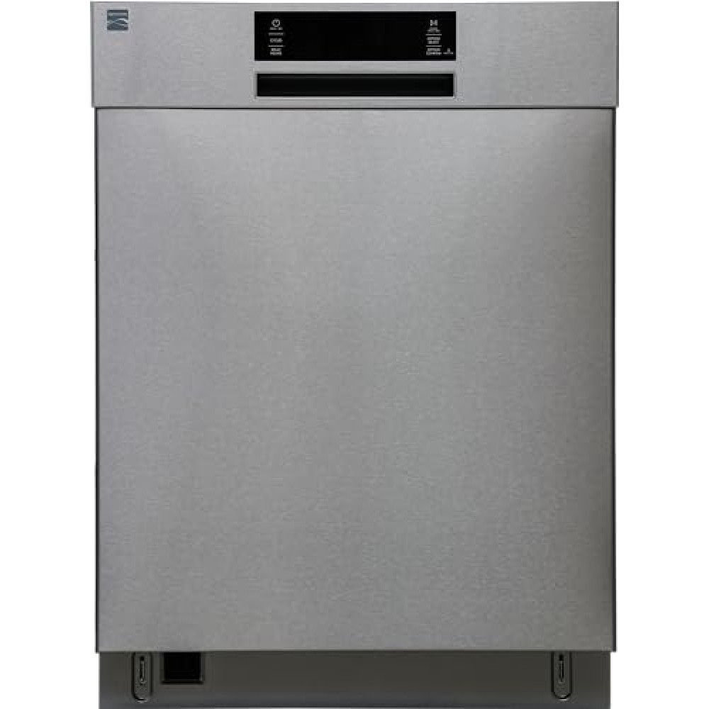 Kenmore 24" Built-In Stainless Steel Tub Dishwasher with SmartWash, Smart Dry, and MoreSpace Adjustable Rack, Energy Star Certified, Fingerprint Resistant Stainless Steel