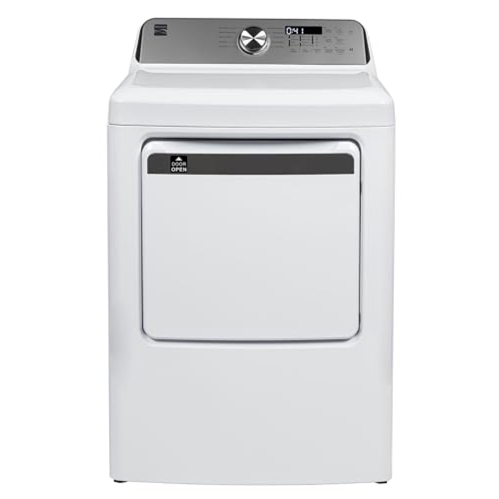 Kenmore 2669162 Front Load Wrinkle Guard, Energy Saver, Smart Sensor Drying System, 7.0 cu. ft. Total Capacity, White Electric Dryer