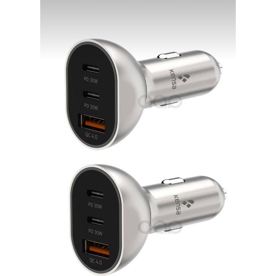 Kensa 100 Watt Type-C + Usb-A Araç Şarj Aleti iPhone & Android & Notebook Araç Içi Şarj Cihazı - 85 WATT - Siyah Bilgisayar Çevirici ve Adaptörü Fiyatı