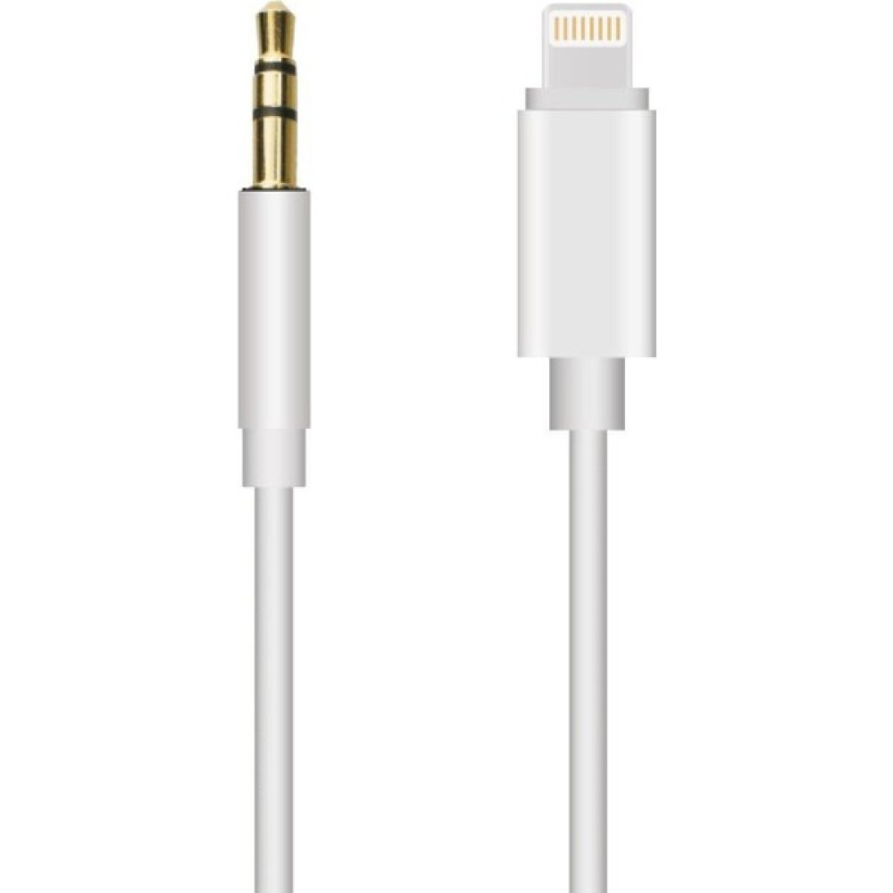 Kensa A-25 1.0 Metre 3.5mm Jack To Lightning Aux Kablo - Beyaz Cep Telefonu Kablosu Fiyatı