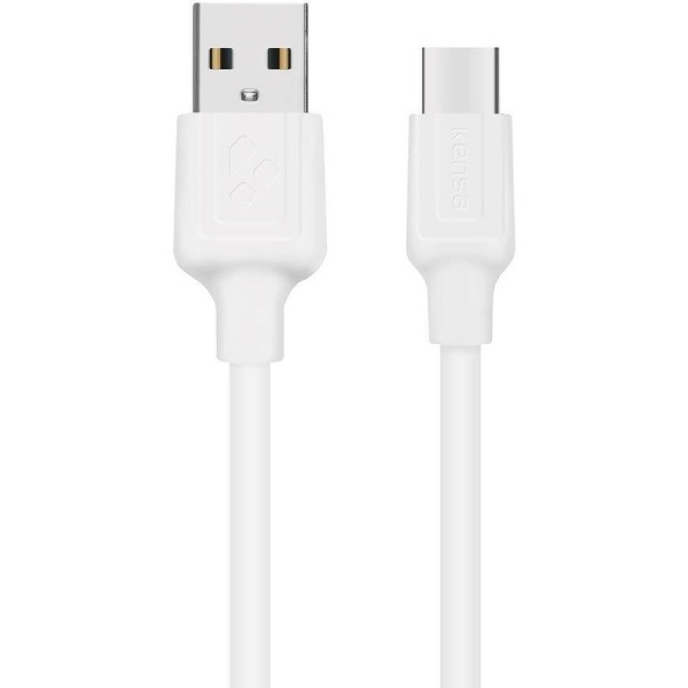 Kensa DK-162 2.4A Typ-C USB Hızlı Şarj Kablo - Beyaz Cep Telefonu Şarj Cihazı Fiyatı