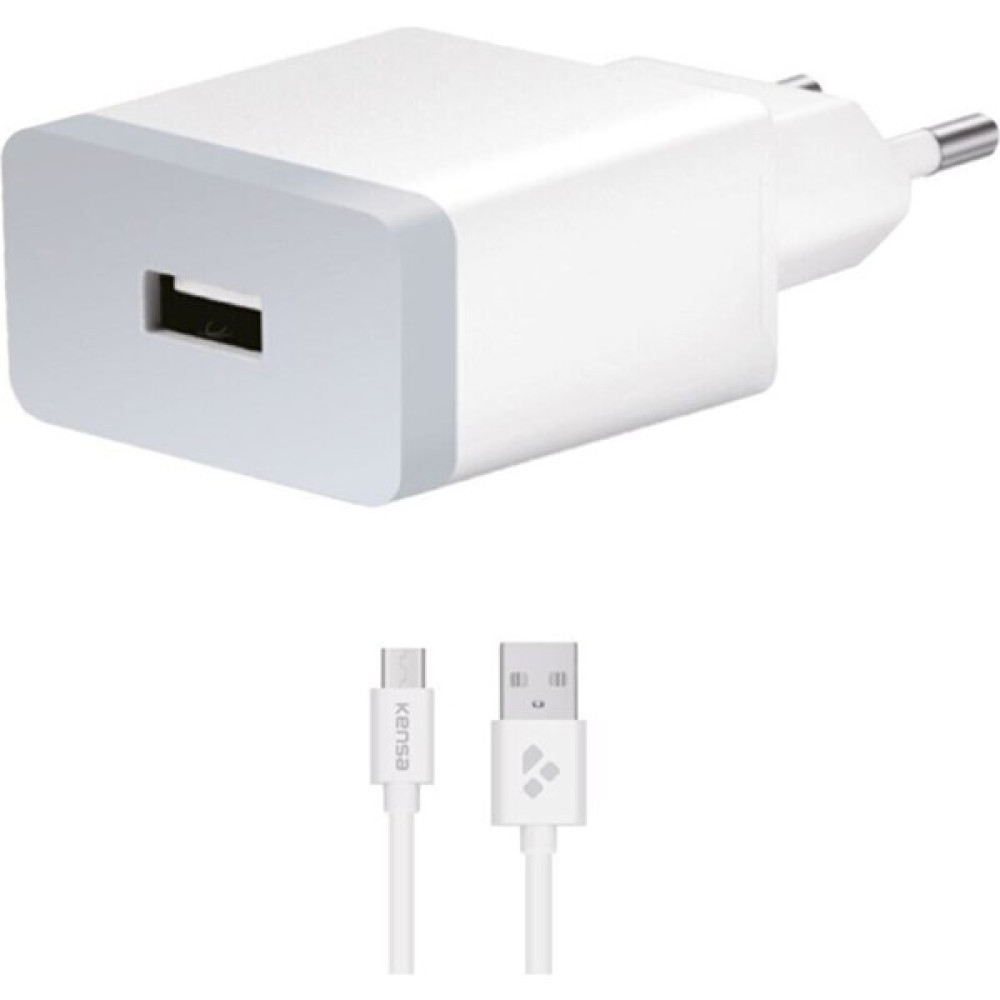 Kensa Kn-60 Micro USB Şarj Aleti - Beyaz Cep Telefonu Şarj Cihazı Fiyatı