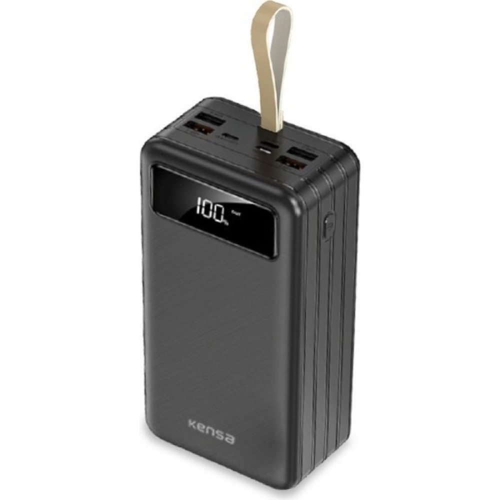 Kensa Kp-44 50000 Mah Powerbank Tam Kapasite Taşınabilir Şarj Cihazı - Siyah Taşınabilir Şarj Cihazı - Powerbank Fiyatı