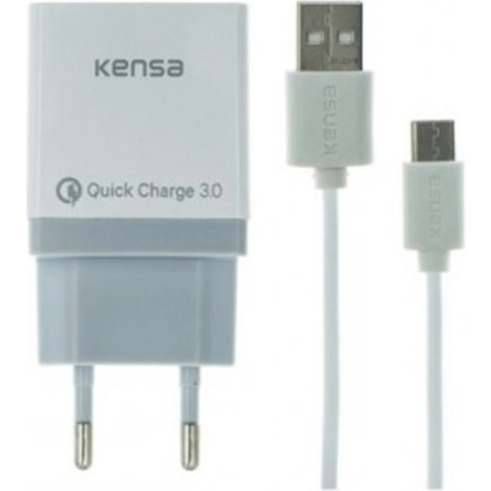 Kensa Mıcro Hızlı Şarj Kablo Adaptör 1,2m 3A Qc-50 Cep Telefonu Şarj Cihazı Fiyatı