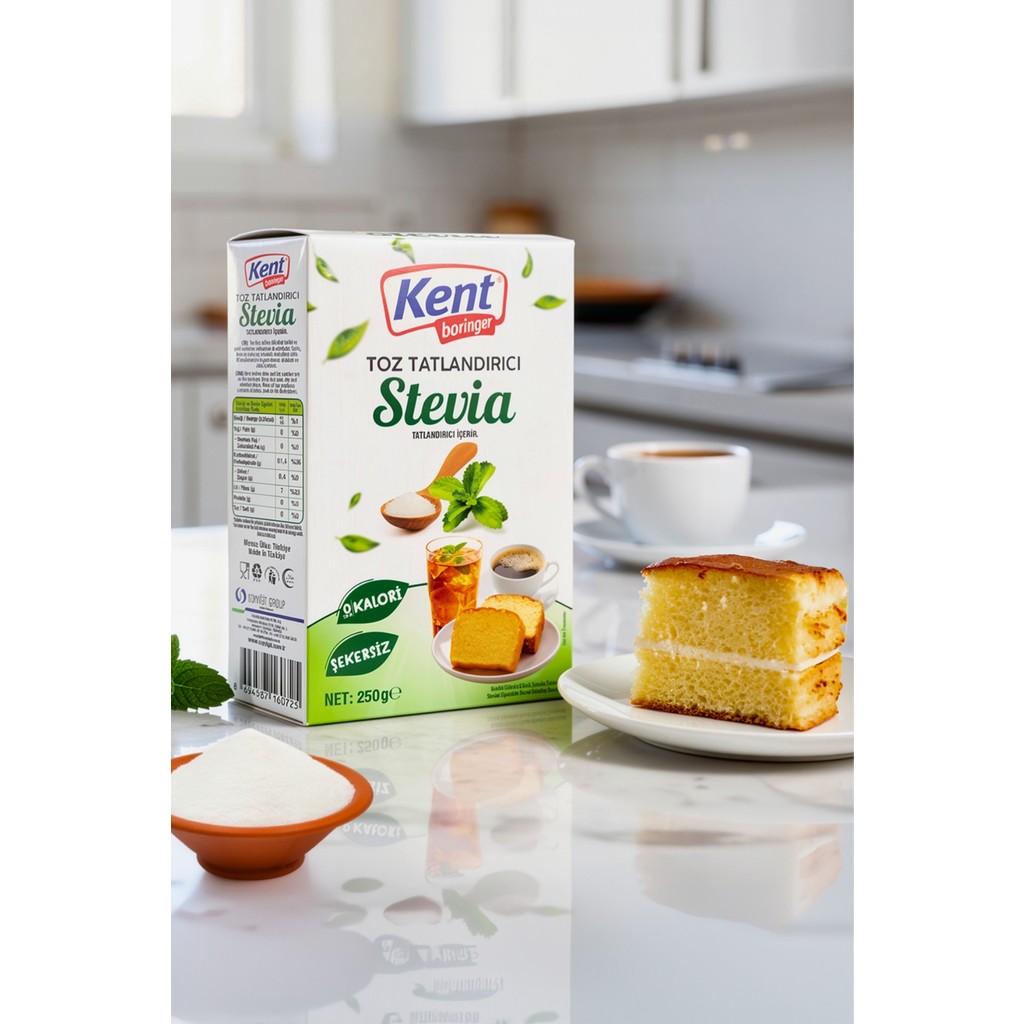 Kent Boringer Stevia Toz Tatlandırıcı 250 gr Diğer Fiyatı