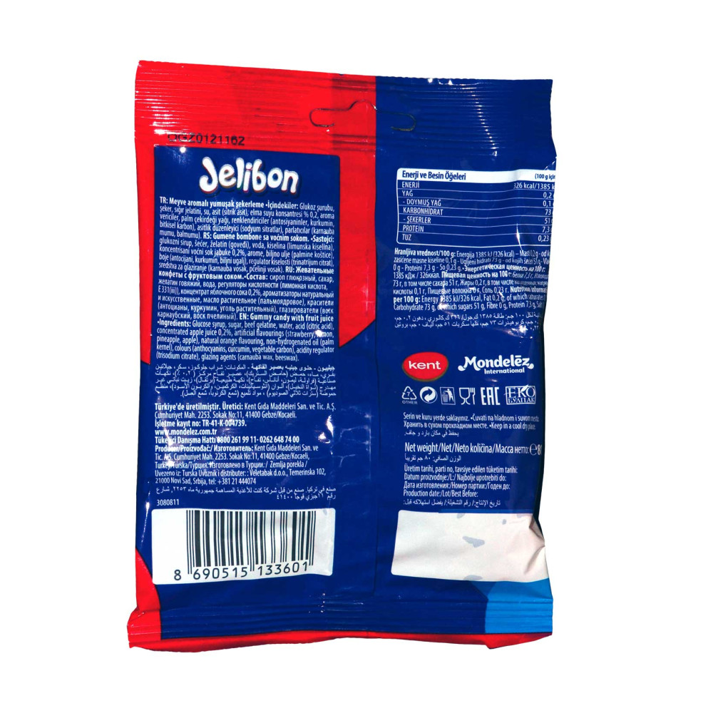Kent Jelibon Yumuşak Şekerleme 80 gr Ayıcık