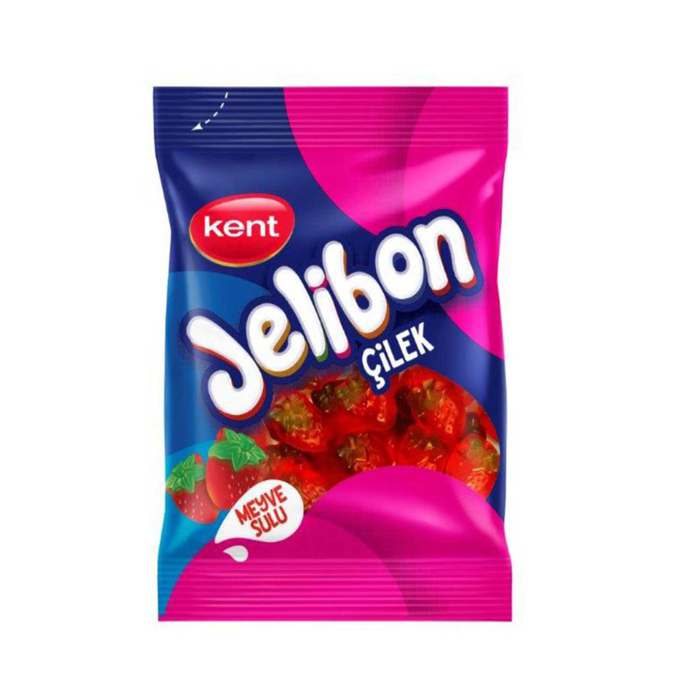 Kent Jelibon Yumuşak Şekerleme 80 gr Çilekli Şekerleme Sakız Fiyatı