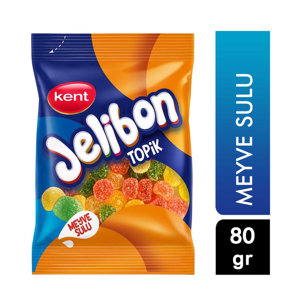 Kent Jelibon Yumuşak Şekerleme 80 gr Topik Şekerleme Sakız Fiyatı