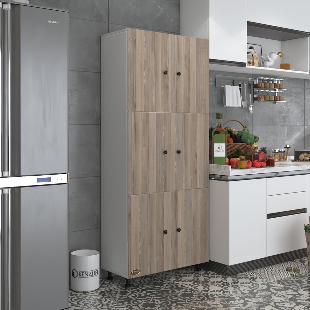 Kenz Life Kenzlife Mutfak Dolabı Tahiri Crdbyz 188*80*37 Çok Amaçlı Dolap Arkalıklı - renk - Cordoba Diğer Fiyatı
