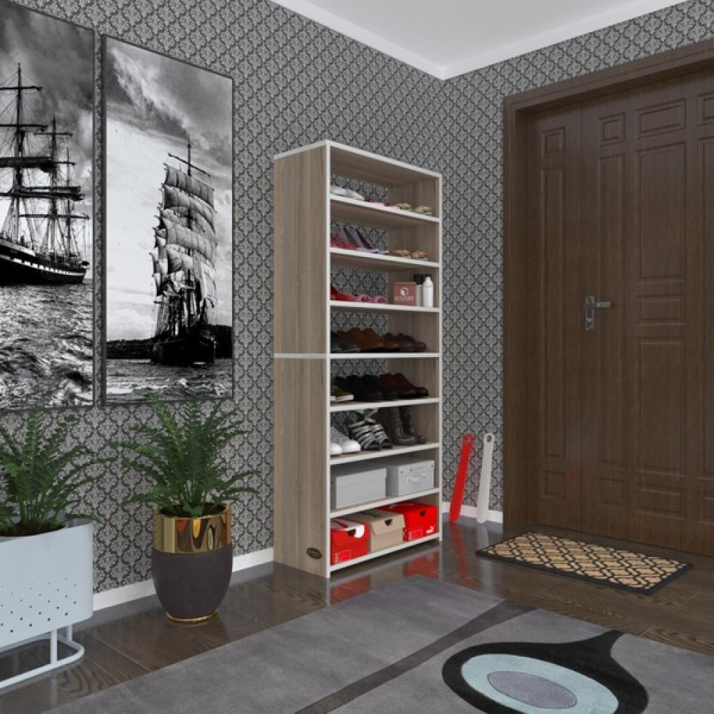 Kenzlife Ayakkabılık Goya Crd 160*70*30 Arkalıksız Ayakkabı Ofis Dolabı Iki Bölme - Cordoba Ayakkabılık Fiyatı