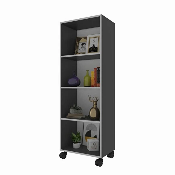 Kenzlife Beril 148x040x020 CM Gri Tekerlekli Çok Amaçlı Dolap Mutfak Dolabı / Mobilyası Fiyatı