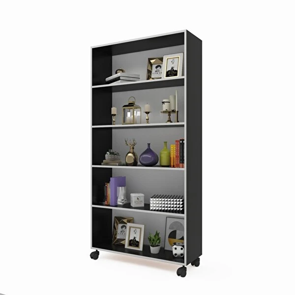 Kenzlife Beril 168x090x020 CM Gri Tekerlekli Çok Amaçlı Dolap Mutfak Dolabı / Mobilyası Fiyatı