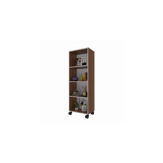 Kenzlife Beril Ceviz 148x60x20 cm Kitaplık
