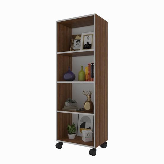 Kenzlife Beril Ceviz 148x60x20 cm Kitaplık
