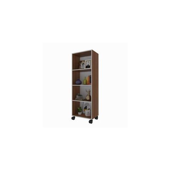 Kenzlife Beril Ceviz 148x60x20 cm Kitaplık