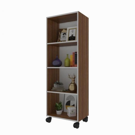 Kenzlife Beril Ceviz 148x60x20 cm Kitaplık
