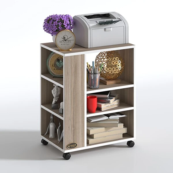 Kenzlife Berubetto106 106x90x60 CM Cordoba Tekerlekli Ofis Yazıcı Masası Bilgisayar Masası Fiyatı