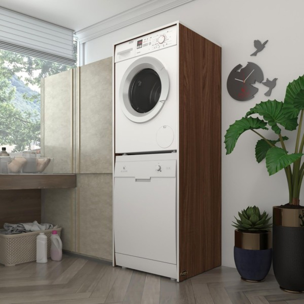 Kenzlife çamaşır-bulaşık makinesi dolabı borya cvz 180*70*60 banyo kapaksız arkalıksız - Ceviz - 180X70X62 Oto Boyaları Fiyatı