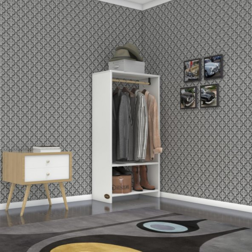 Kenzlife Giysi Dolabı Rüknettin 120X060x30 Byz Gardırop Oda Mobilyası Takımı Fiyatı