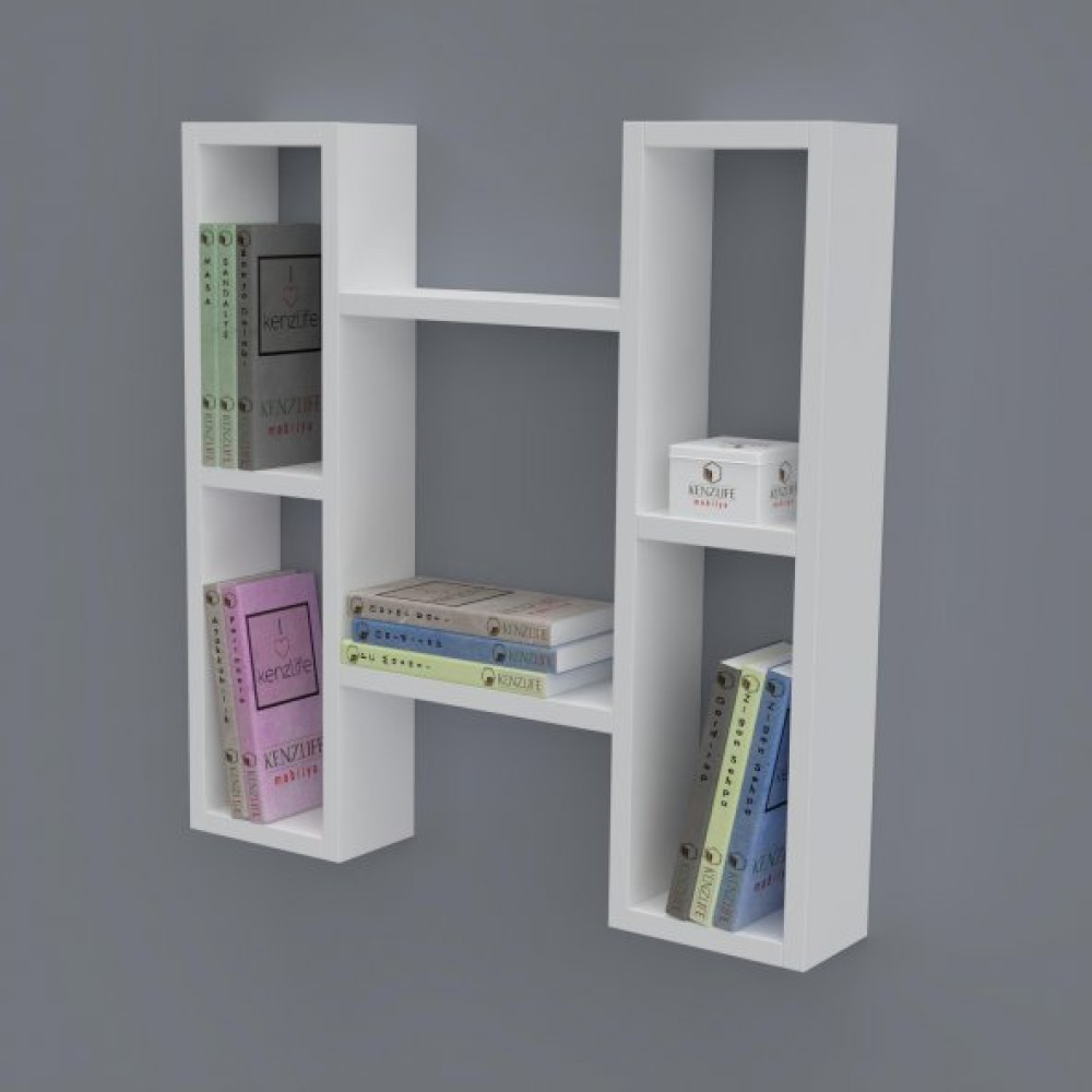 Kenzlife Kitaplik Melisa 060*060*20 Byz Duvar Rafi Kitaplık Fiyatı