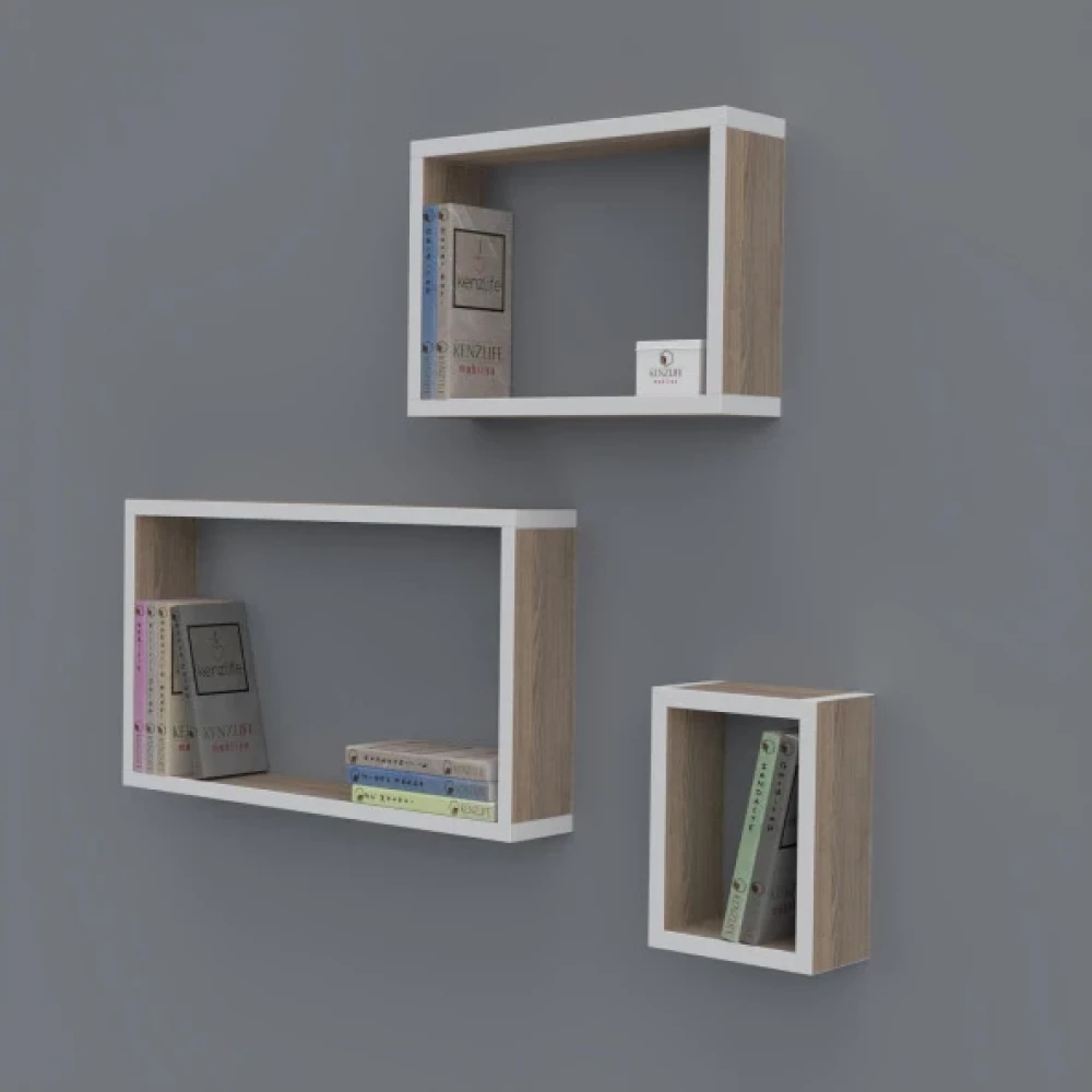 Kenzlife Kitaplik Neslisah 030*060*20*3 Crd Duvar Rafi Kitaplık Fiyatı