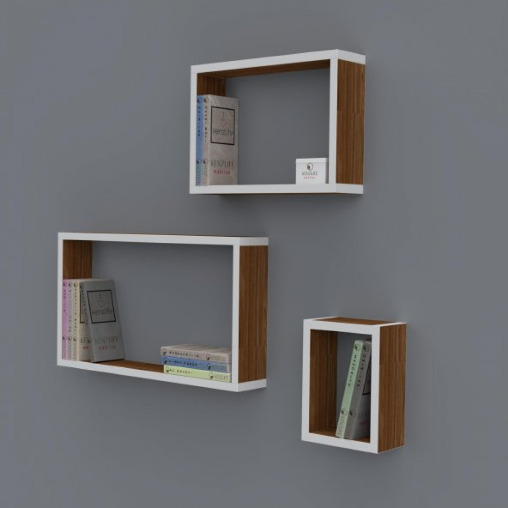 Kenzlife Kitaplik Neslisah 030*060*20*3 Cvz Duvar Rafi Kitaplık Fiyatı