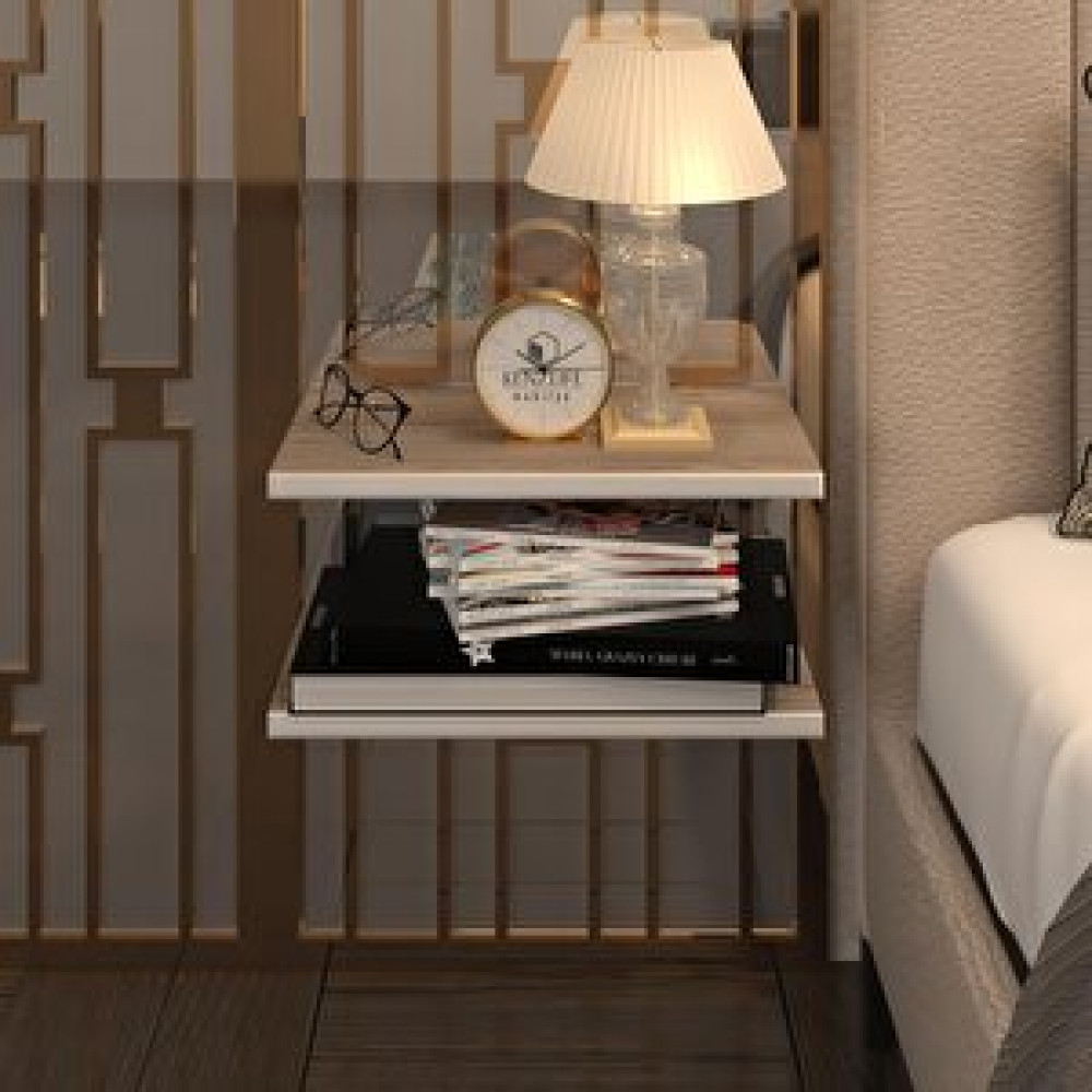 Kenzlife Komodin Guiseppe Crd Komidin 39*19 2 Parça Duvara Monte Askı Aparatlı (mng) Komidin Fiyatı