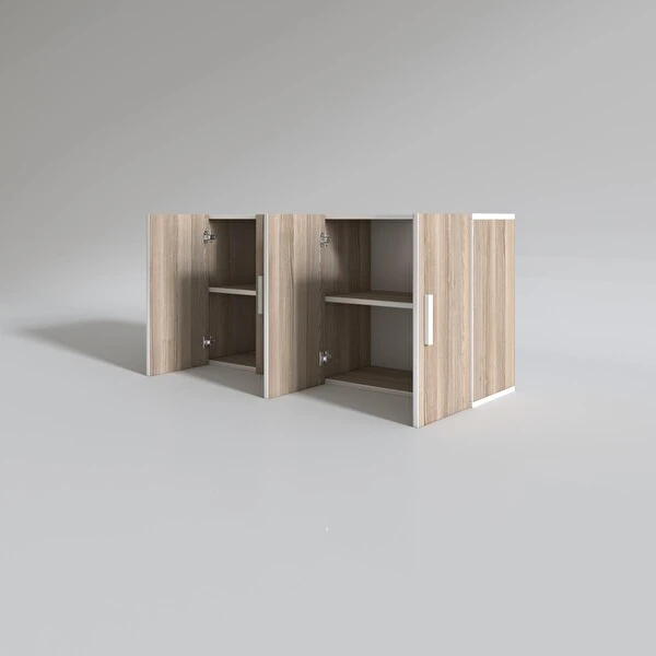 Kenzlife Merta 60x120x32 CM Cordoba Kapaklı Raflı Çok Amaçlı Dolap Mutfak Dolabı / Mobilyası Fiyatı