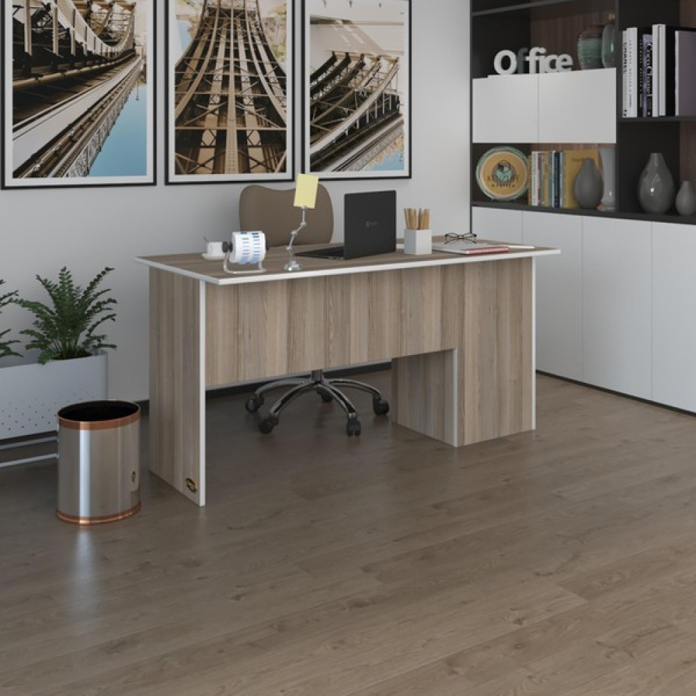 Kenzlife ofis masası miyamoto crd sol 75*120*60 raflı dolap bilgisayar çalışma masası - Cordoba - ebat Oto Boyaları Fiyatı