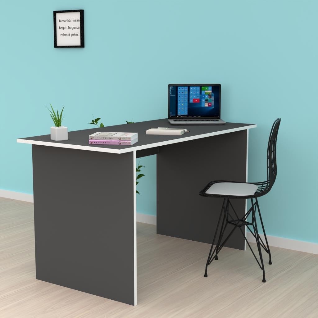 Kenzlife ofis masası tamiko 075*170*60 gri bilgisayar çalışma büro - Beyaz - 75x170x60 Ofis Çalışma Masası Fiyatı