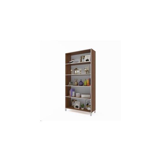 Kenzlife Tuğçe Ceviz 168x90x20 cm Kitaplık
