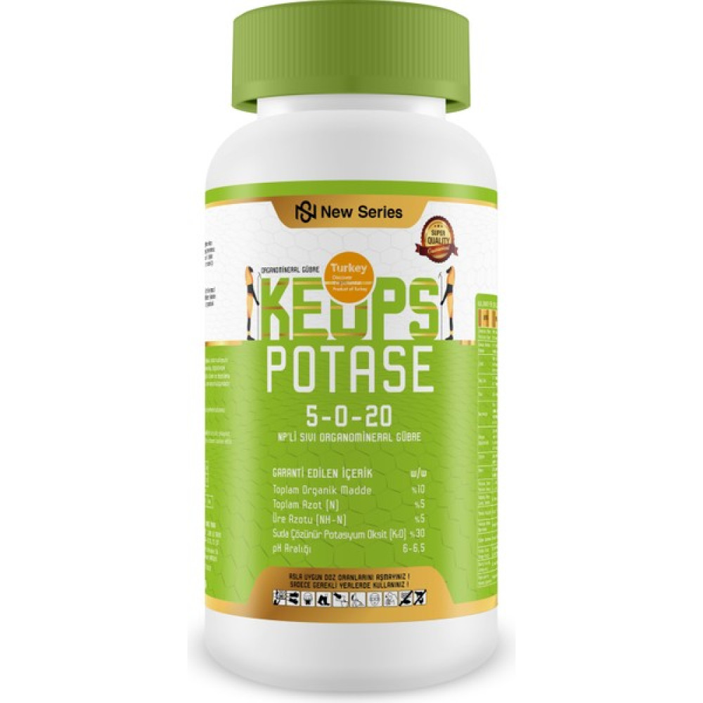 Keops Potase 5-0-20 Nk'lı Sıvı Organomineralli Potasyumlu Gübre 20 Litre Oto Boyaları Fiyatı