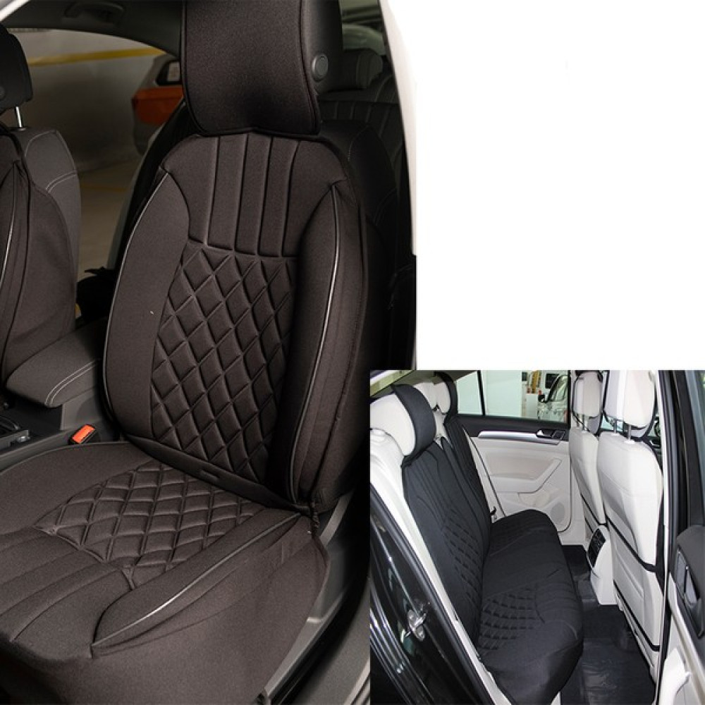 Kepmorpho Ford Puma Lüx Oto Koltuk Minderi Ön Arka 5'li Set Elegance Serisi Tam Siyah Oto Koltuk Minderi Fiyatı