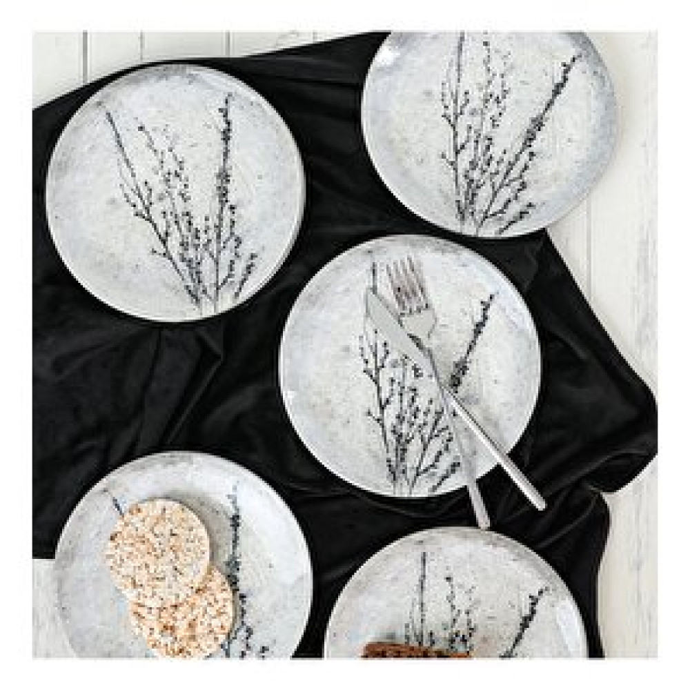 Keramika Black Little Flower Pasta Tabağı 20 Cm 6 Adet 20974 Mutfak Gereçleri Fiyatı