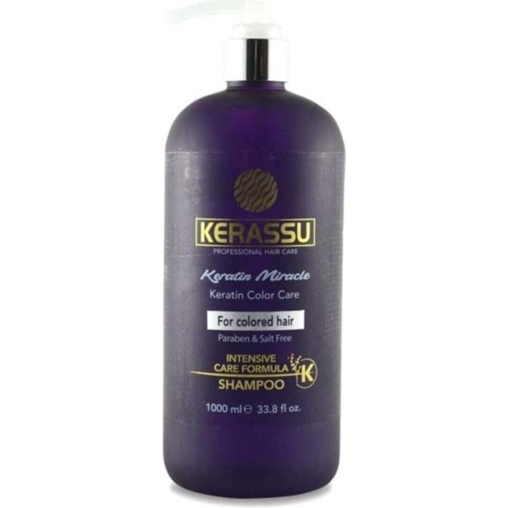 Kerassu Keratin Miracle Boya Korumalı Saç Şampuanı 1000 ml Tuz Paraben Içermez Şampuan ve Saç Kremi Fiyatı