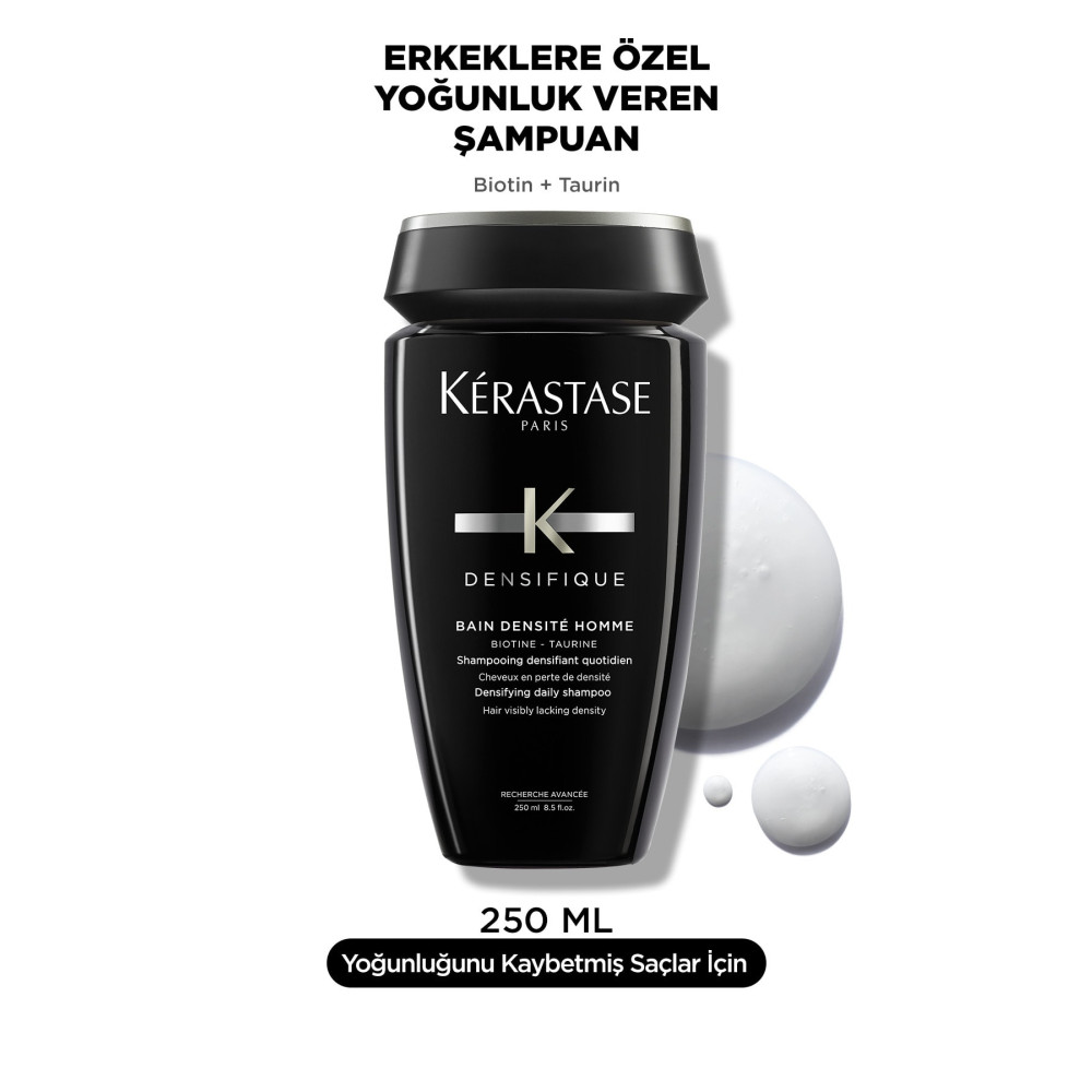 Kerastase Densifique Bain Densifique Homme Erkekler Için Yoğunluk Kazandıran Şampuan 250ml Şampuan ve Saç Kremi Fiyatı