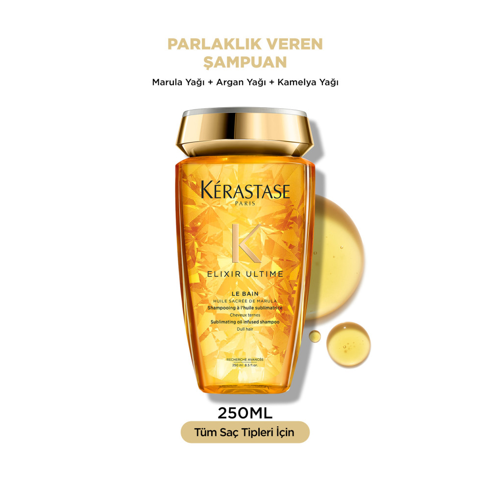 Kerastase Elixir Ultime Le Bain Parlaklık Veren Şampuan 250ml Şampuan ve Saç Kremi Fiyatı