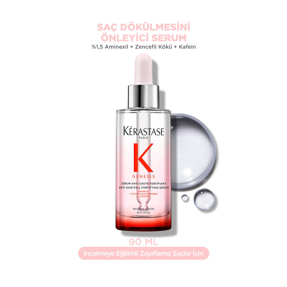 Kerastase Genesis Sérum Anti-Chute Fortifiant Saç Dökülmesini Önleyici Serum 90ml Saç Bakım Maskeleri & Serumlar & Spreyler Fiyatı