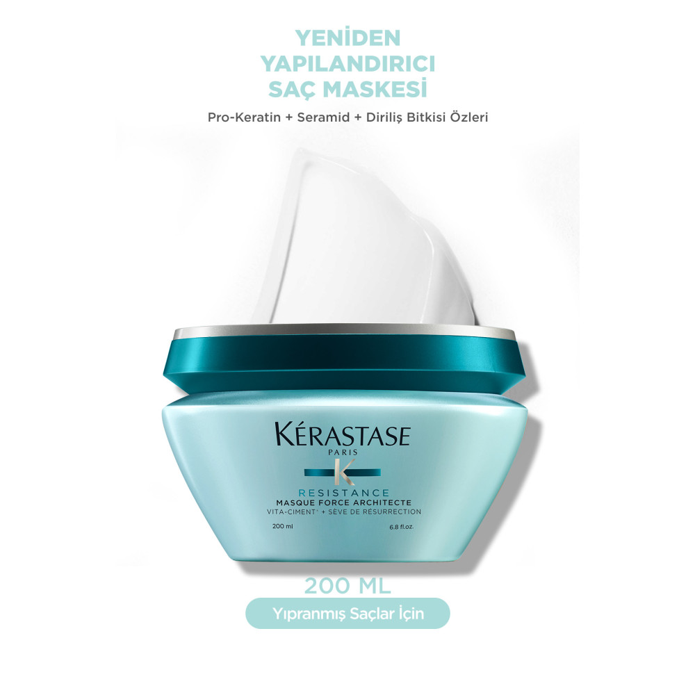 Kerastase Resistance Reconstruction Masque Force Architecte Yıpranmış Saçlar Için Onarıcı Maske Saç Bakım Maskeleri & Serumlar & Spreyler Fiyatı