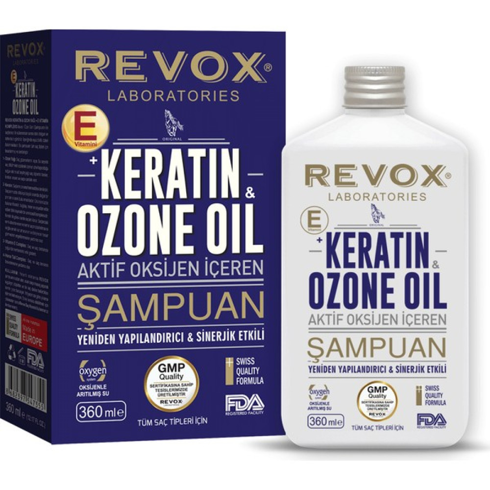 Keratin & Ozon Oil Aktif Oksijen Içeren Saç Bakım Şampuanı Şampuan ve Saç Kremi Fiyatı