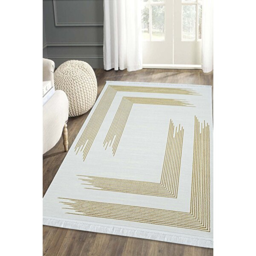 Kervansaray Halı Kihem Krem Oturma Odası ve Salon Halısı 4739 - 100 x 300 cm Salon Halısı Fiyatı