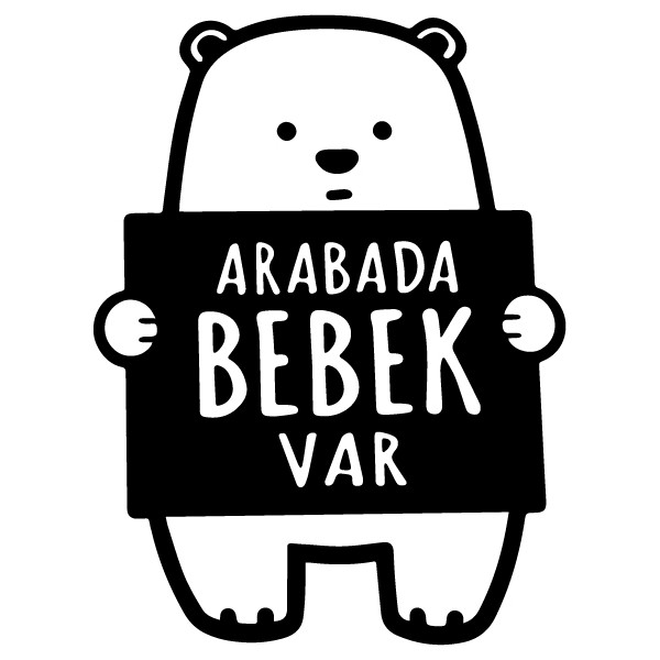 Kesim Anahtarı Arabada Bebek Var Araba Sticker Oto Sticker - 11x16 cm - Siyah Diğer Fiyatı