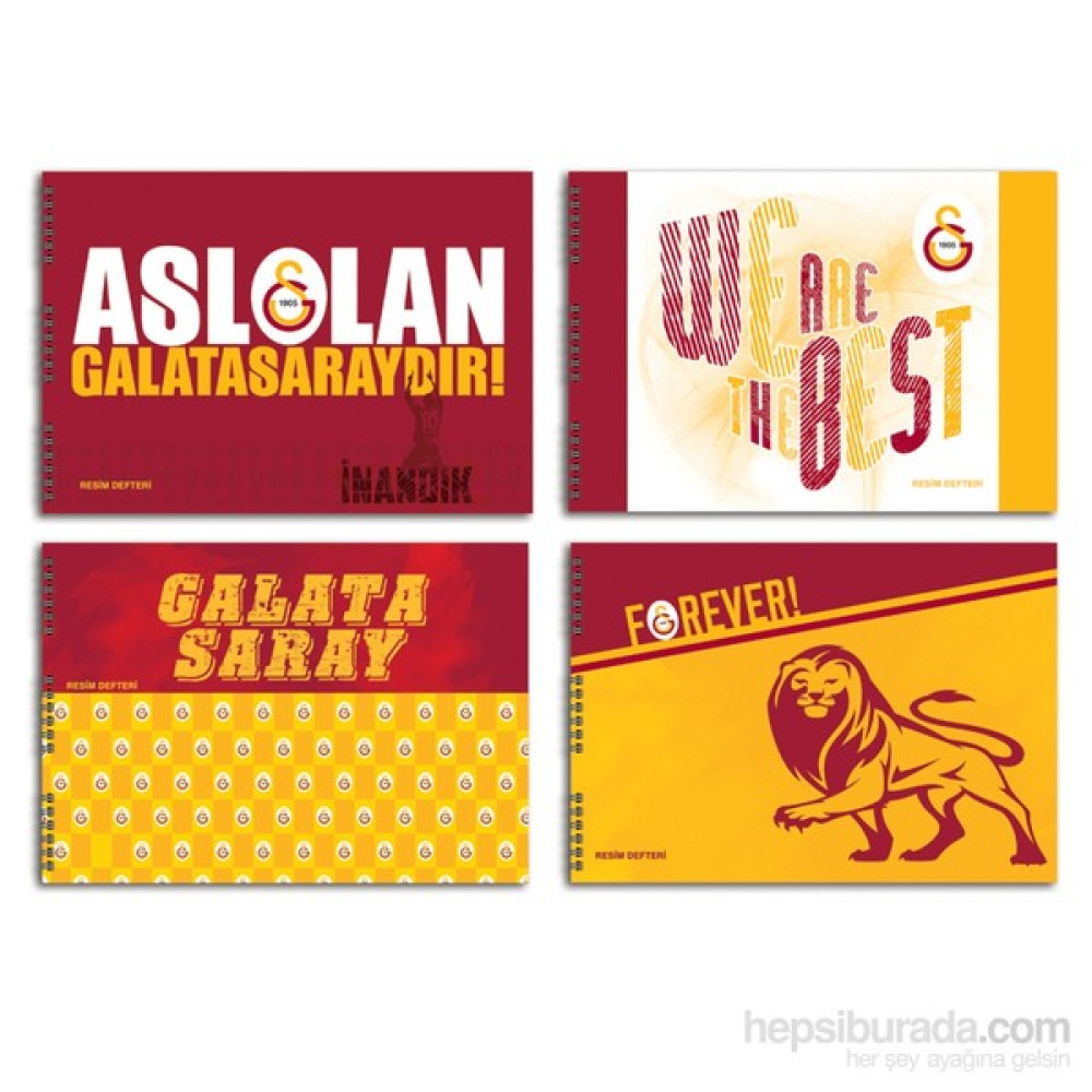 Keskin 300215-63 Galatasaray 25x35 cm Resim Defteri 15 Yaprak 1 adet Resim Defteri Fiyatı