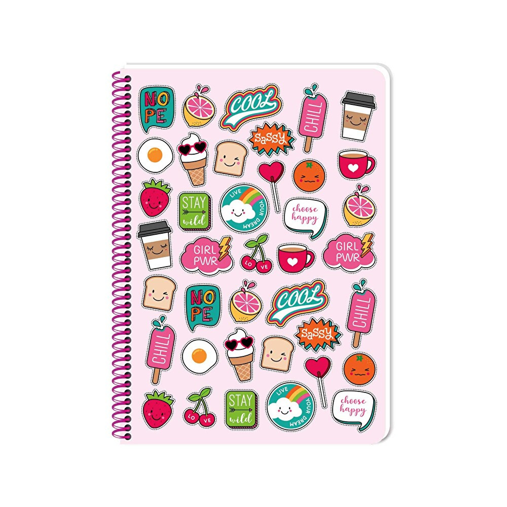 Keskin A4 80 Yaprak Kareli Pp Kapak Spiralli Sweet Fun Defter Defter & Kağıt Ürünleri Fiyatı