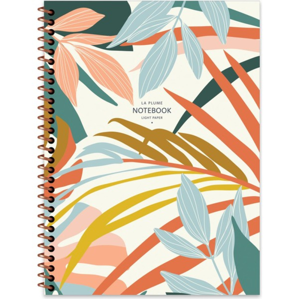 Keskin Color 16.5X22.5 Düz Defter La Plume Flowers - Tropik Spiralli Defter Fiyatı