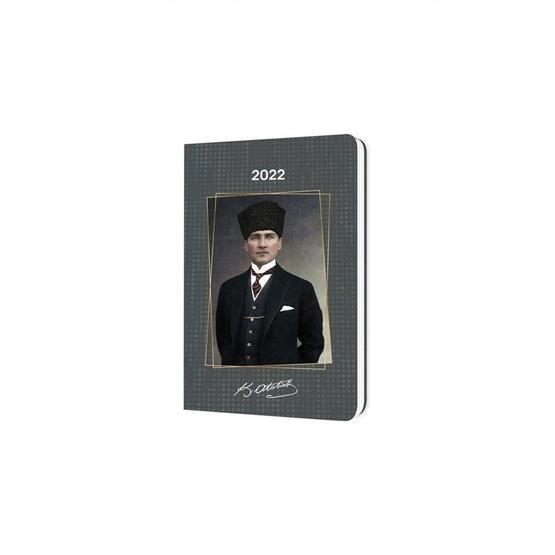 Keskin Color 2022 Büyük Kumandan Atatürk Haftalık 17x24 cm Ajanda